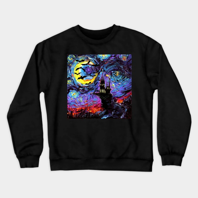 Transylvanian Night Crewneck Sweatshirt by sagittariusgallery